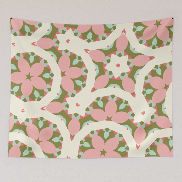 Item preview, Modern Flower Pattern Artwork 03 Color 6 designed and sold by Stefanie Boike.