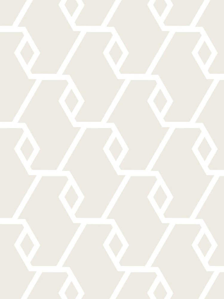 Imagen 4 de 4, Funda de iPhone con la obra Light Beige and White Diamond Shape Tile Pattern Pairs Sherwin Williams 2022 Popular Color Alabaster SW 7008 - Colour Trends - Trending Hue , diseñada y vendida por ColorOfTheYears.