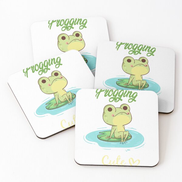 Item preview, Funny Frog in Puddle,cute frog, frog lover, gift for frog lovers,cute frog designed and sold by youfteen.