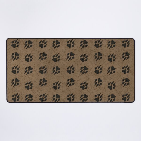 Item preview, Pawprints Cocoa Brown designed and sold by TigerTorreArt.