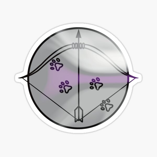Demisexual Ranger Symbol Sticker