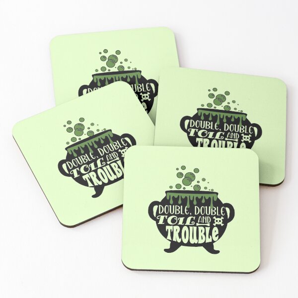 Item preview, Double, Double, Toil And Trouble | Halloween (Light) designed and sold by the-krisney-way.