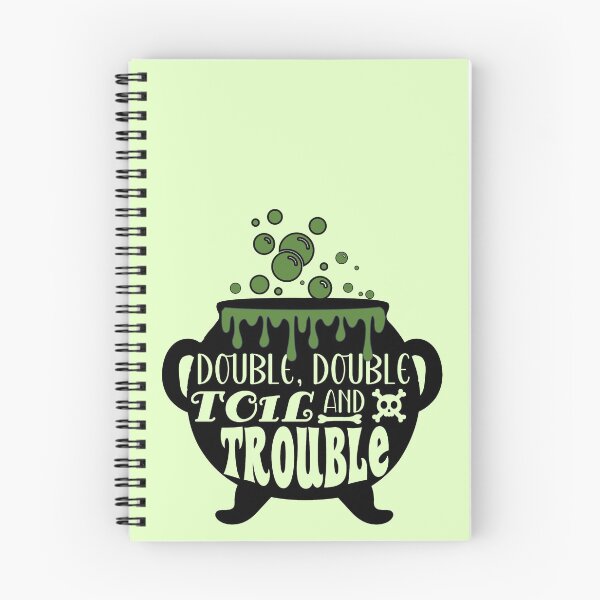 Item preview, Double, Double, Toil And Trouble | Halloween (Light) designed and sold by the-krisney-way.