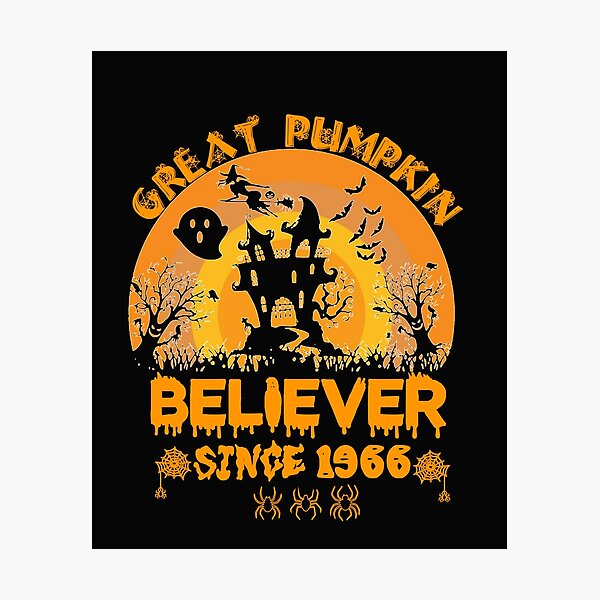Item preview,  Great Pumpkin Believer Since 1966 Halloween, Birthday In 1966,  designed and sold by The Nova Prints .
