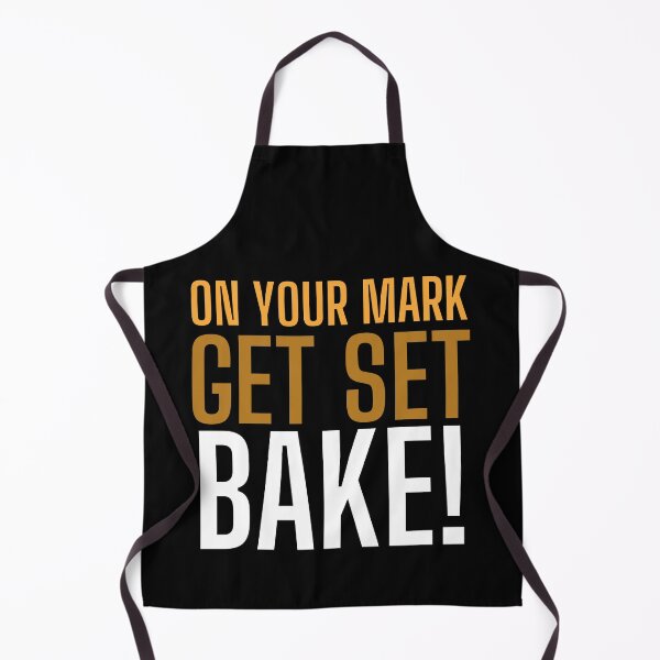 Item preview, On Your Mark, Get Set, Bake! Text only design. Multi colour text. Capitals designed and sold by JellyBeenzz.