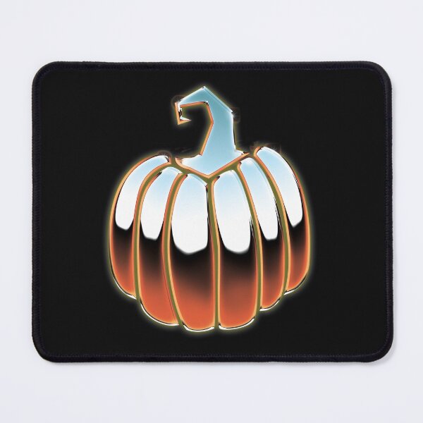 Item preview, Retro Metallic Chrome Pumpkin designed and sold by rhombusOnion.
