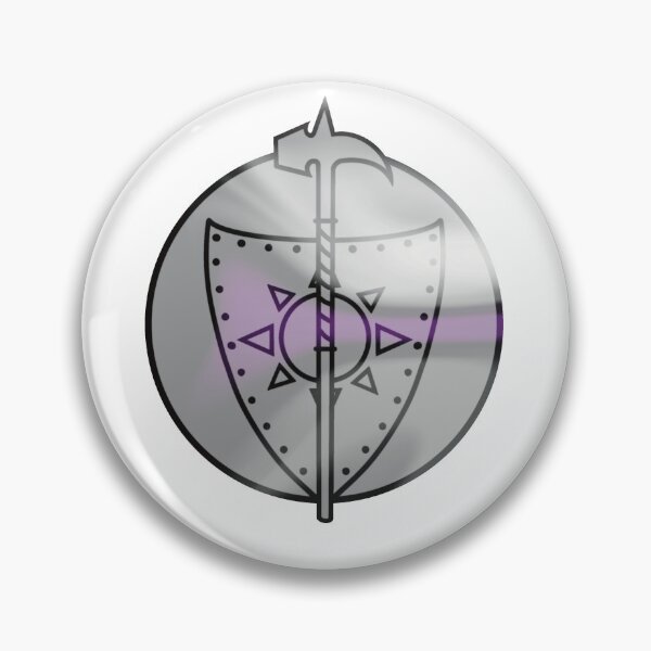 Item preview, Demisexual Paladin Symbol designed and sold by AdlayasDesigns.