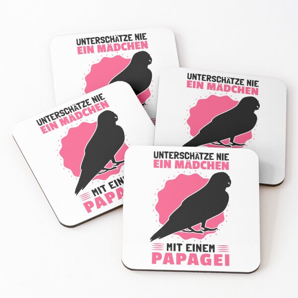 Item preview, Girl with African gray parrot bird parrot saying designed and sold by madgrfx.