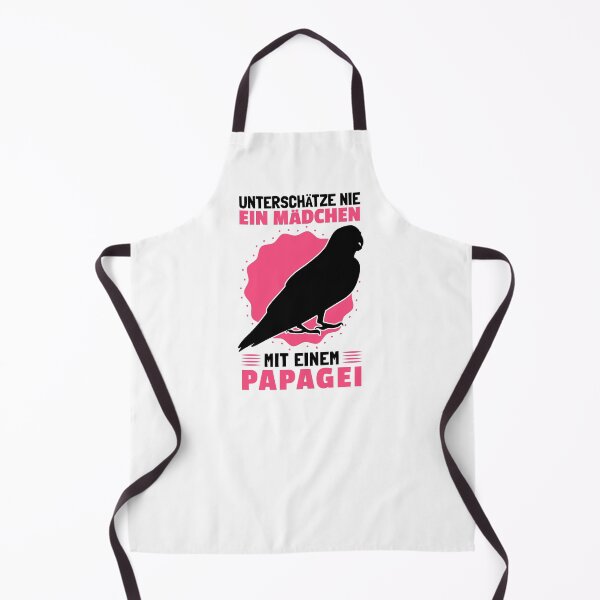 Item preview, Girl with African gray parrot bird parrot saying designed and sold by madgrfx.