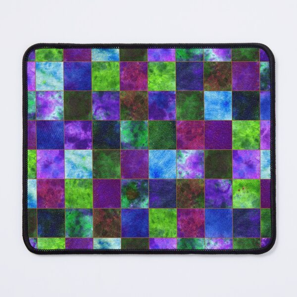 Peacock Digital Quilt Mouse Pad