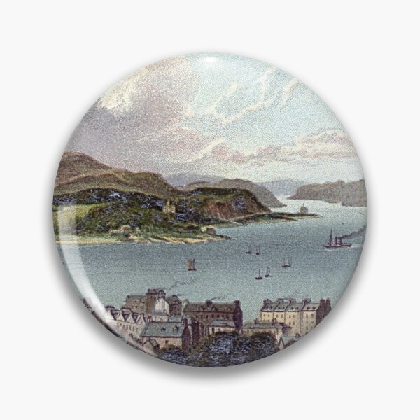 Item preview, Vintage Illustration of Oban Bay & Sound of Kerrera designed and sold by yourscotland.