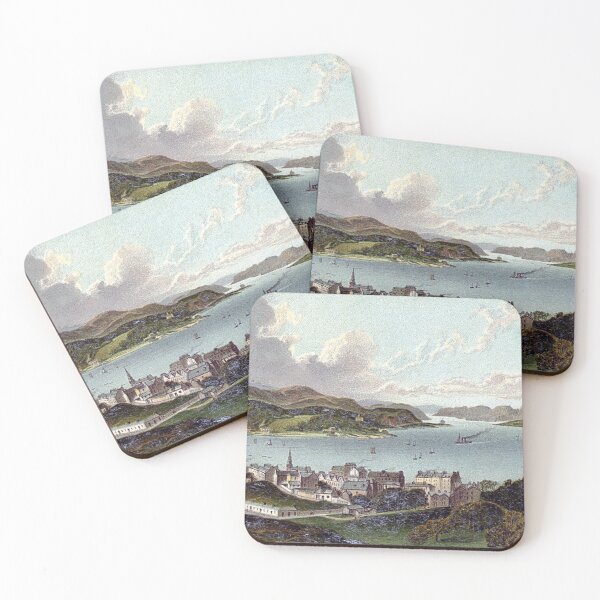 Item preview, Vintage Illustration of Oban Bay & Sound of Kerrera designed and sold by yourscotland.