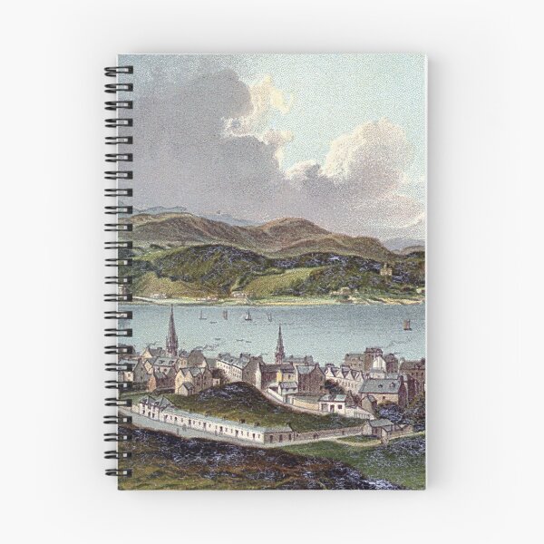 Item preview, Vintage Illustration of Oban Bay & Sound of Kerrera designed and sold by yourscotland.