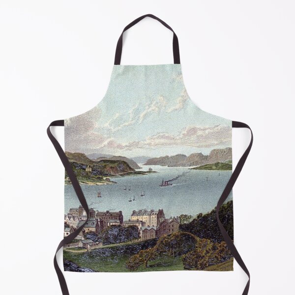 Item preview, Vintage Illustration of Oban Bay & Sound of Kerrera designed and sold by yourscotland.