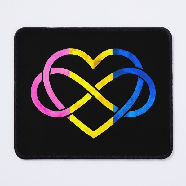 Item preview, Polyamory Heart - Pansexual Pride designed and sold by TigerTorreArt.