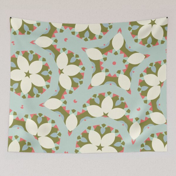 Item preview, Modern Flower Pattern Artwork 03 Color 9 designed and sold by Stefanie Boike.