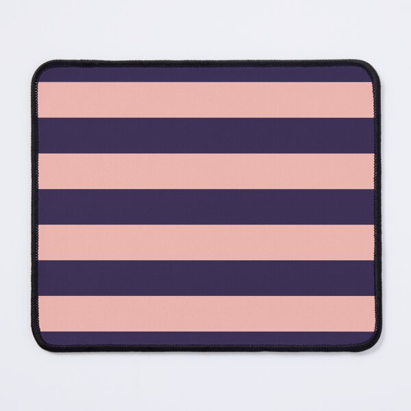 Item preview, Medium NAVY BLUE and BABY PINK Horizontal STRIPES designed and sold by RachelMacht.