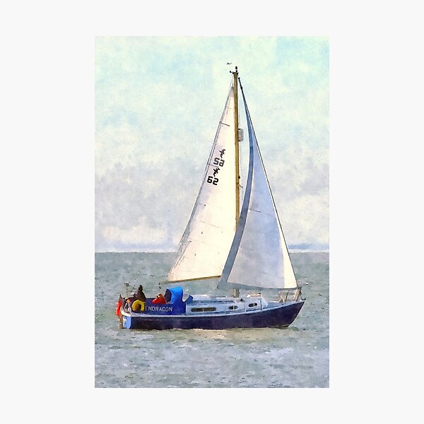 Sailing Of The Essex Coast, England Photographic Print