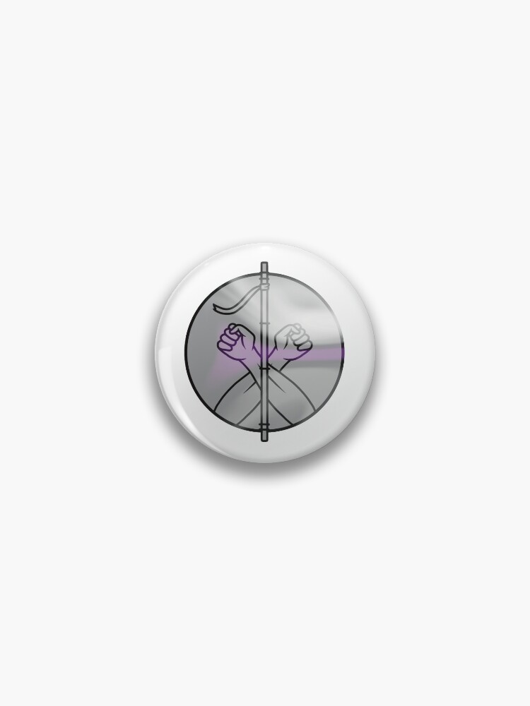 Thumbnail 1 von 3, Button, Demisexual Monk Symbol designt und verkauft von AdlayasDesigns.