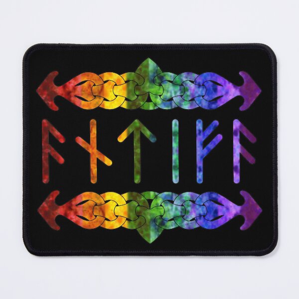 Item preview, Antifa Runes - Rainbow designed and sold by TigerTorreArt.