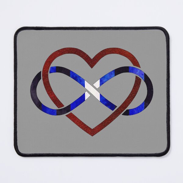 Item preview, Polyamory Heart - Leather Pride designed and sold by TigerTorreArt.