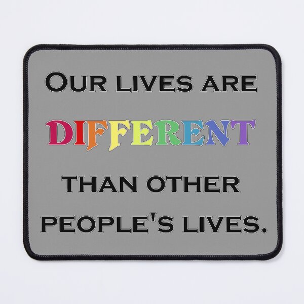 Item preview, Our Lives Are Different designed and sold by TigerTorreArt.
