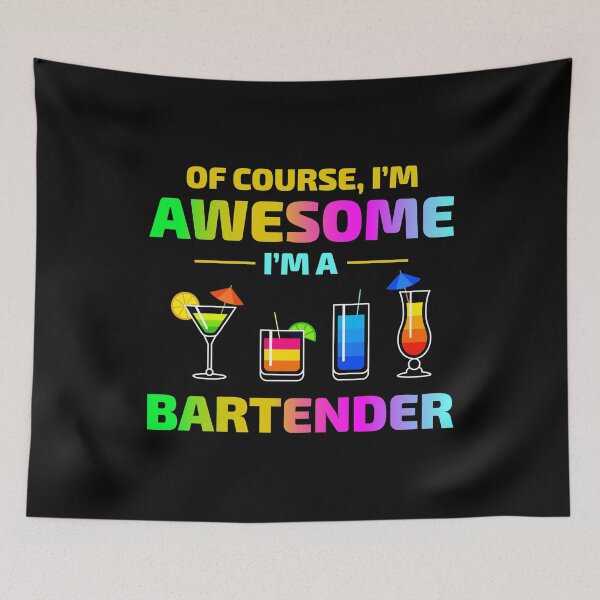 Item preview, Bartender Barkeep Barman Barmaid Mixologist Funny designed and sold by CuteDesigns1.