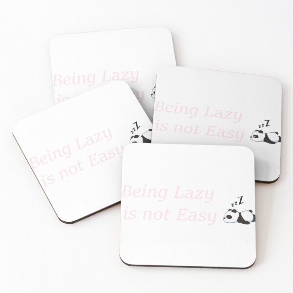Item preview, Being Lazy is not Easy,panda lovers gift, funny panda,lazy panda,sleepy panda designed and sold by youfteen.