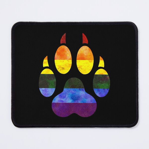 Item preview, Rainbow Paw Print designed and sold by TigerTorreArt.