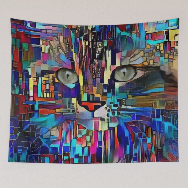 Item preview, The cat of the fifth, cat, chat, cat, kitty, lea roche paintings designed and sold by L. ROCHE.