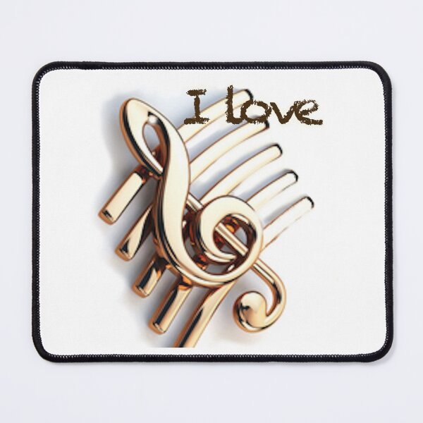 Item preview, I love music -KEY designed and sold by kogistudio-5.