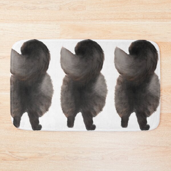 Item preview, Fluffy Cat Butt (white bkgd) designed and sold by MptR.