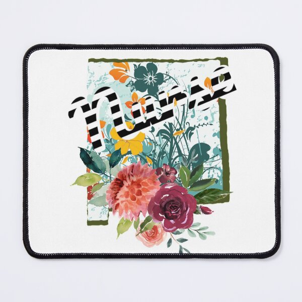 Item preview, New Mexico Nurse Floral Watercolor designed and sold by AZGuzmans.