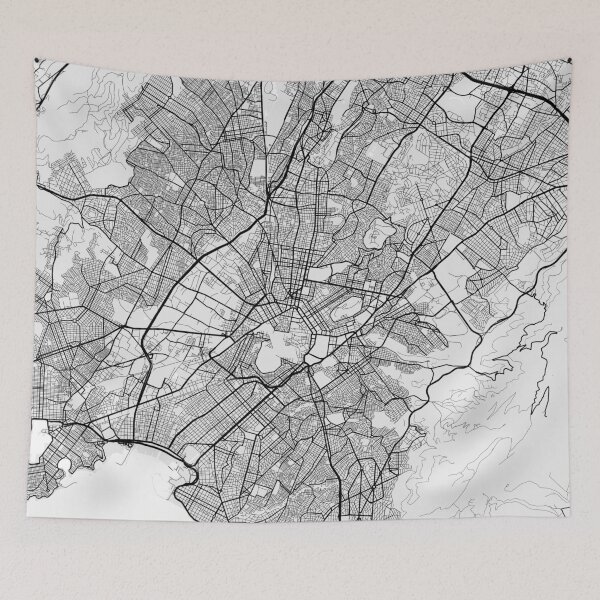 Item preview, Athens City Map of Attica, Greece - Light designed and sold by deMAP.