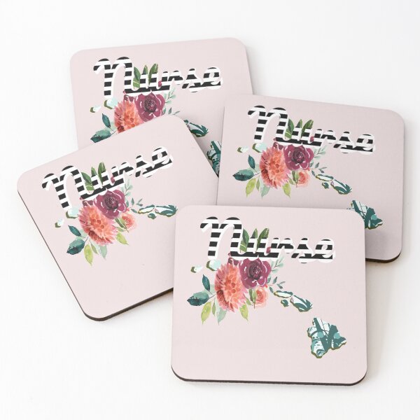 Item preview, Hawaii Nurse Floral Watercolor designed and sold by AZGuzmans.