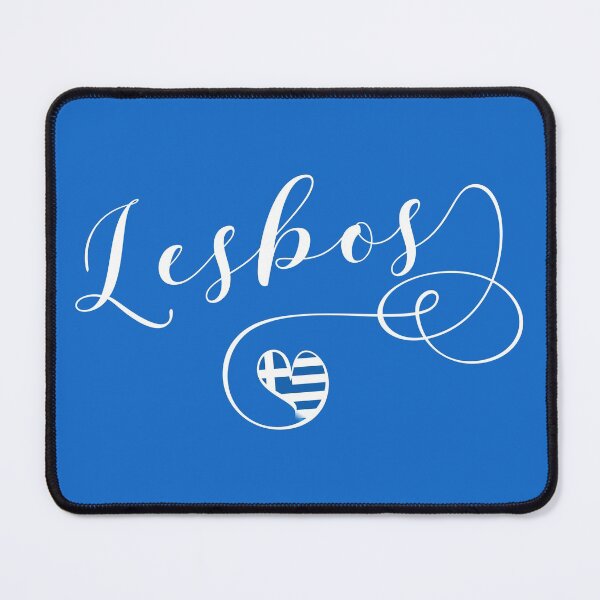 Item preview, Lesbos Heart In Flag, Greece, Mytilene designed and sold by Celticana.