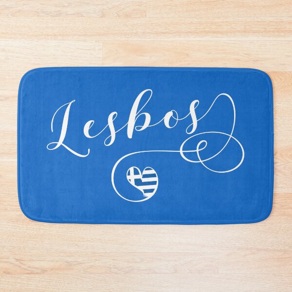 Item preview, Lesbos Heart In Flag, Greece, Mytilene designed and sold by Celticana.