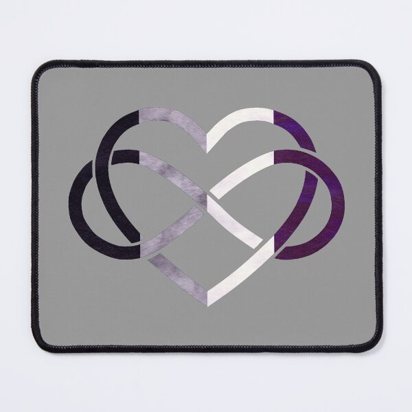 Item preview, Polyamory Heart - Asexual Pride designed and sold by TigerTorreArt.