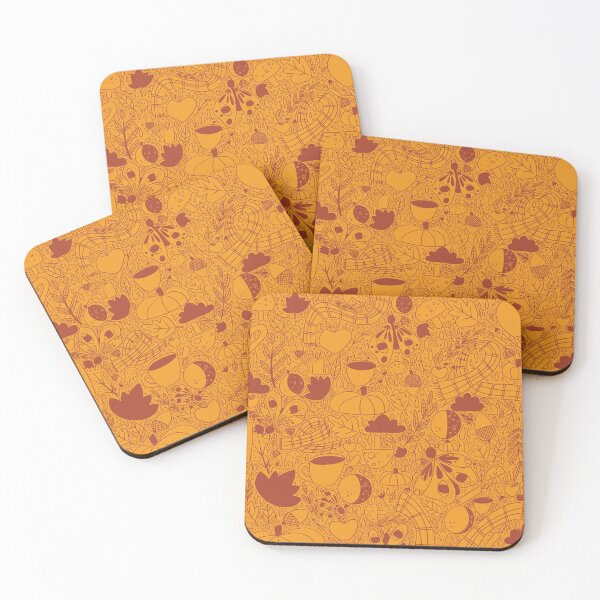 Item preview, Awesome Autumn Pattern - Brown & Orange designed and sold by AnArielleShop.