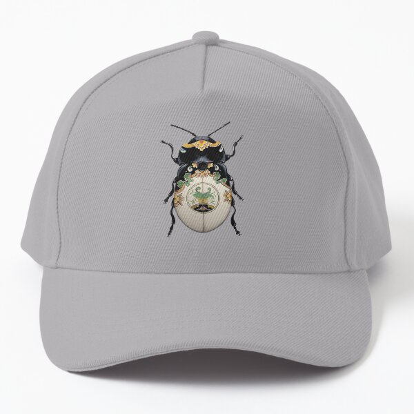Black and white porcelainbeetle Baseball Cap
