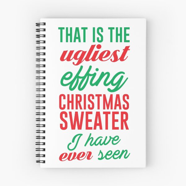 Item preview, Ugliest Effing Christmas Sweater designed and sold by kjanedesigns.