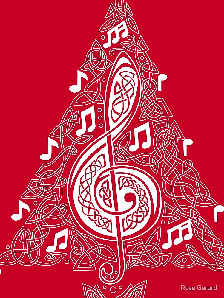 Red Musical Tree by arkadyrose
