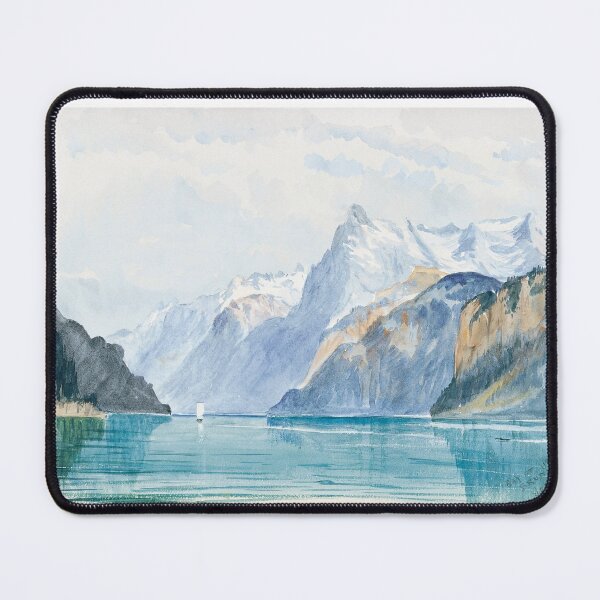 Item preview, Bay of Uri, Brunnen from Switzerland 1870 Sketchbook by John Singer Sargent designed and sold by artisthead.