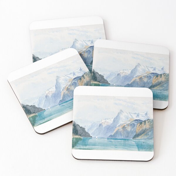 Item preview, Bay of Uri, Brunnen from Switzerland 1870 Sketchbook by John Singer Sargent designed and sold by artisthead.