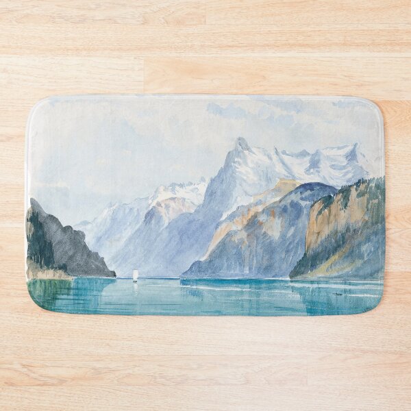 Item preview, Bay of Uri, Brunnen from Switzerland 1870 Sketchbook by John Singer Sargent designed and sold by artisthead.