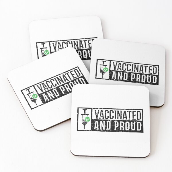Item preview, Vaccinated and Proud designed and sold by Maria Garcia.