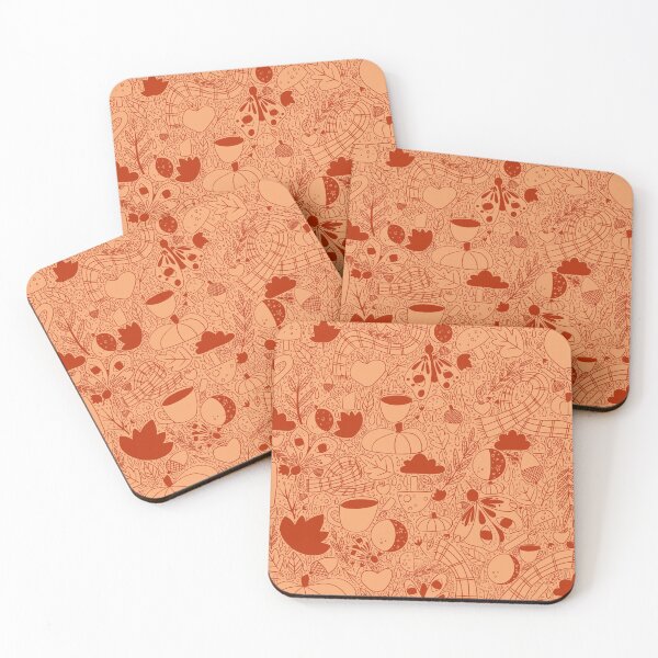Item preview, Awesome Autumn Pattern - Red & Orange designed and sold by AnArielleShop.