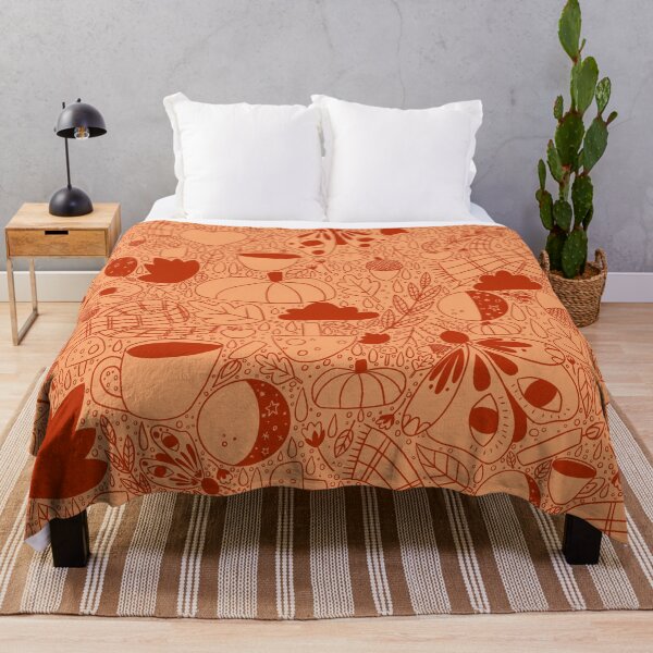 Item preview, Awesome Autumn Pattern - Red & Orange designed and sold by AnArielleShop.