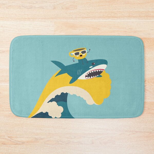 Item preview, Coffee Surf On Shark designed and sold by DAFIN.