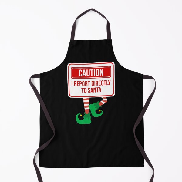 Item preview, Funny Christmas warning sign, Elf Surveillance designed and sold by DeliriousSteve.